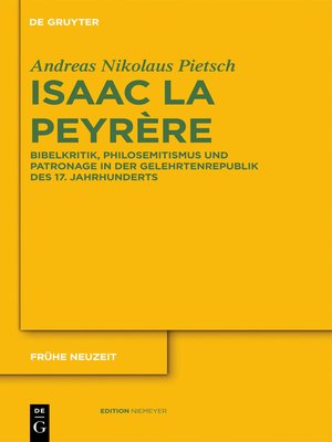 cover image of Isaac La Peyrère
